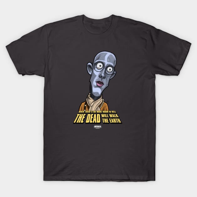 Hare Krishna Zombie T-Shirt by AndysocialIndustries